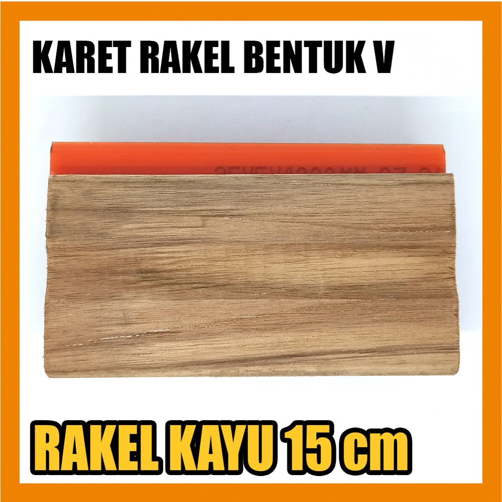 

Rakel Sablon Kayu 15 cm Karet Lancip