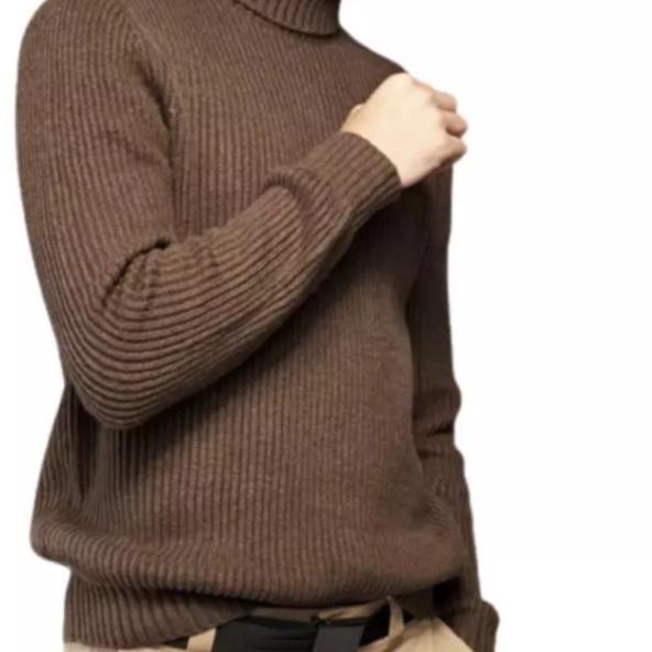✶ UK XL XXL SWEATER TURTLENECK PRIA/SWEATER RAJUT/SWEATER RAJUT MODEL TURTLENECK/BAJU LEHER PANJANG/