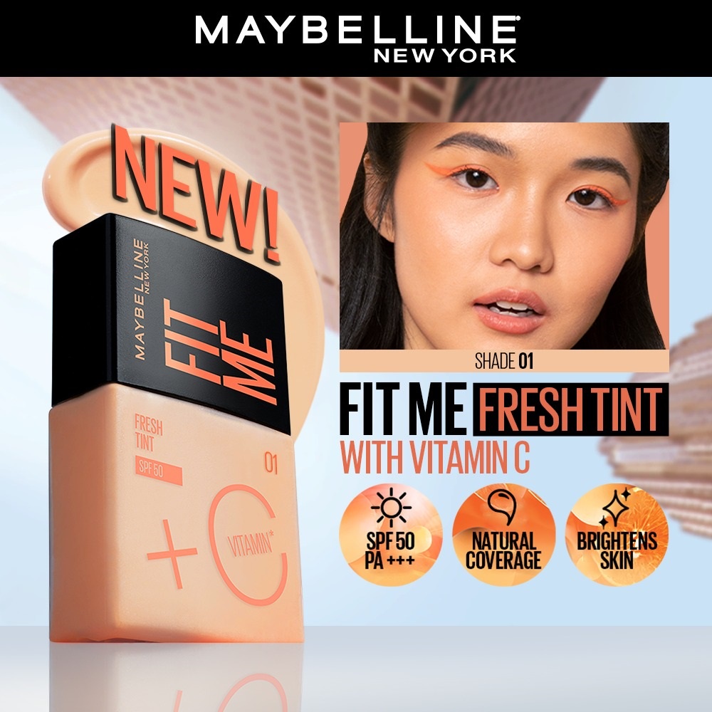 MAYBELLINE Fit Me Fresh Tint SPF 50 + Vitamin C | Foundation