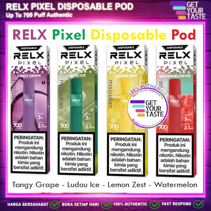 RELX Pixel Disposable Pod 700 Puffs Authentic