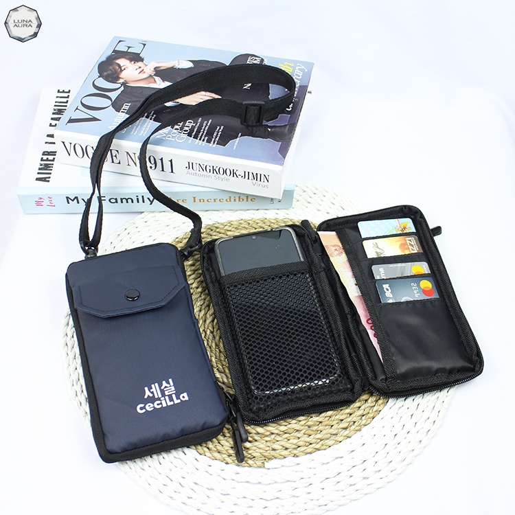 Luna Aura Dompet Kalung Hp Cowok Cewek Dompet Kartu Dompet ID Card DR 04 By Cecilla