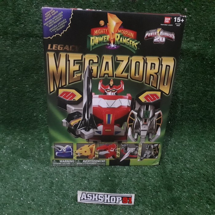 Terlaris Megazord Legacy Dx Robot Mighty Morphin Power Rangers