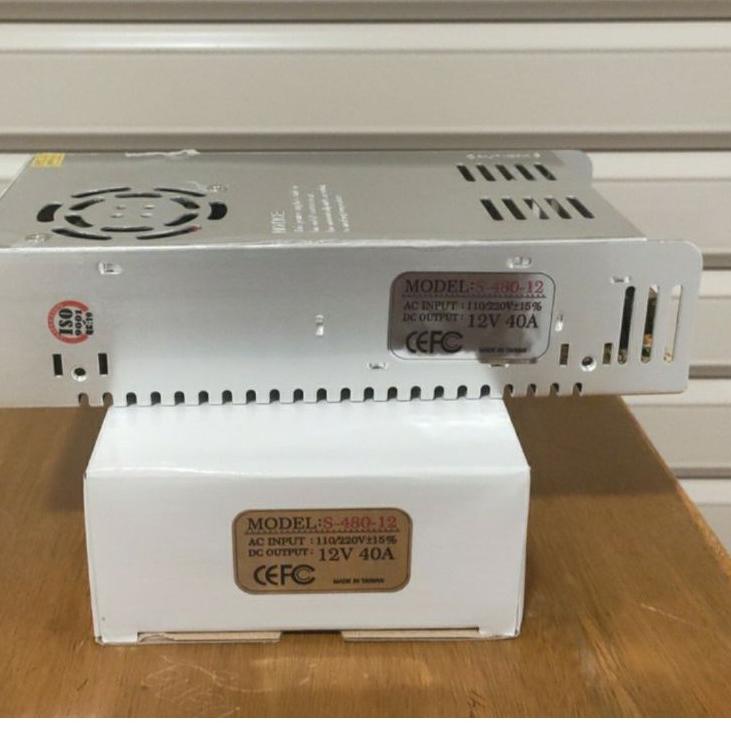 ➭ Power Supply 12V 40A ➼