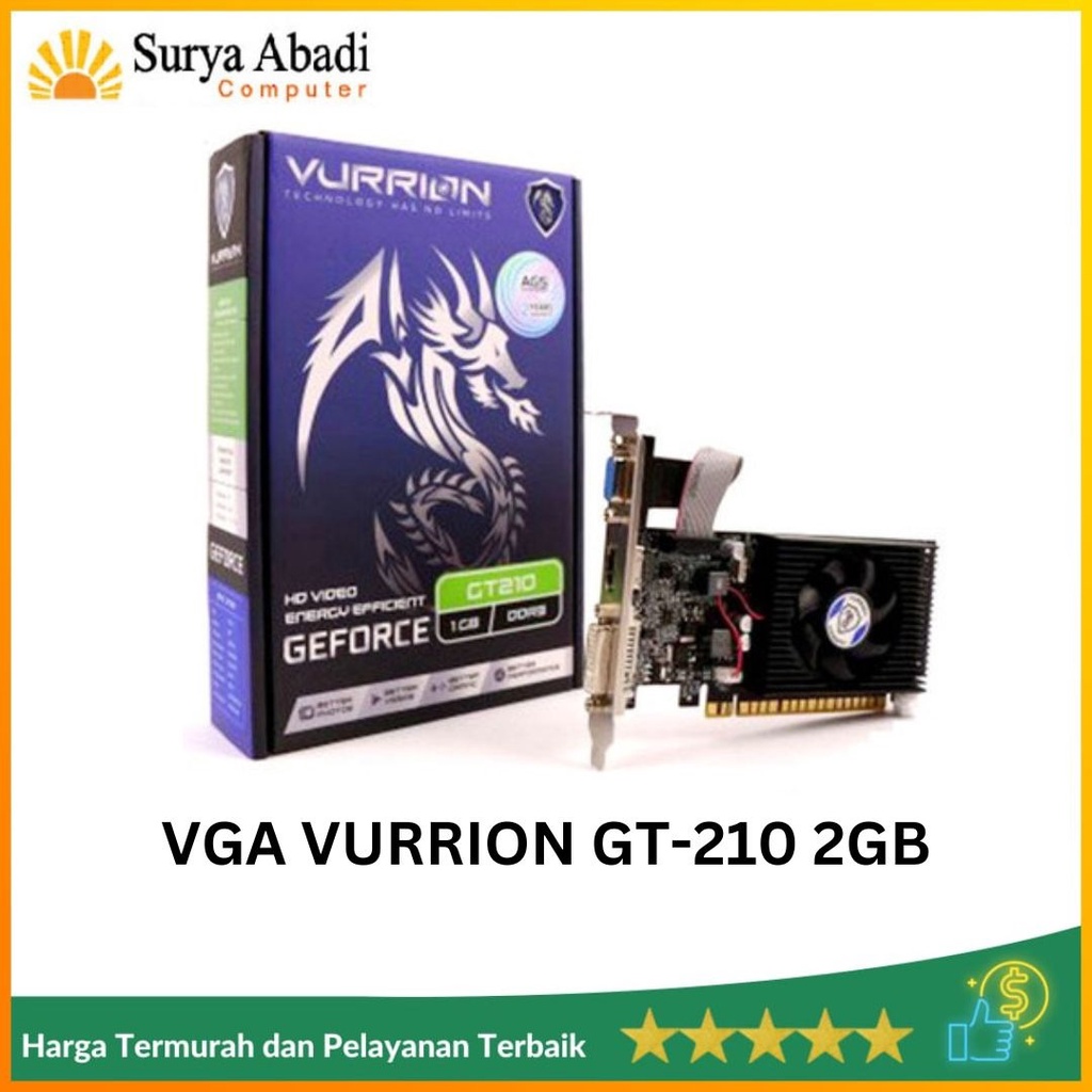 VGA VURRION GT 210 1GB DDR3 64Bit GAMING VGA | VGA GT-210 1GB VURRION