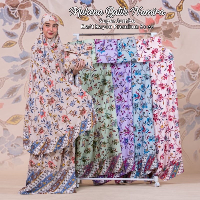 mukena batik solo, mukena murah