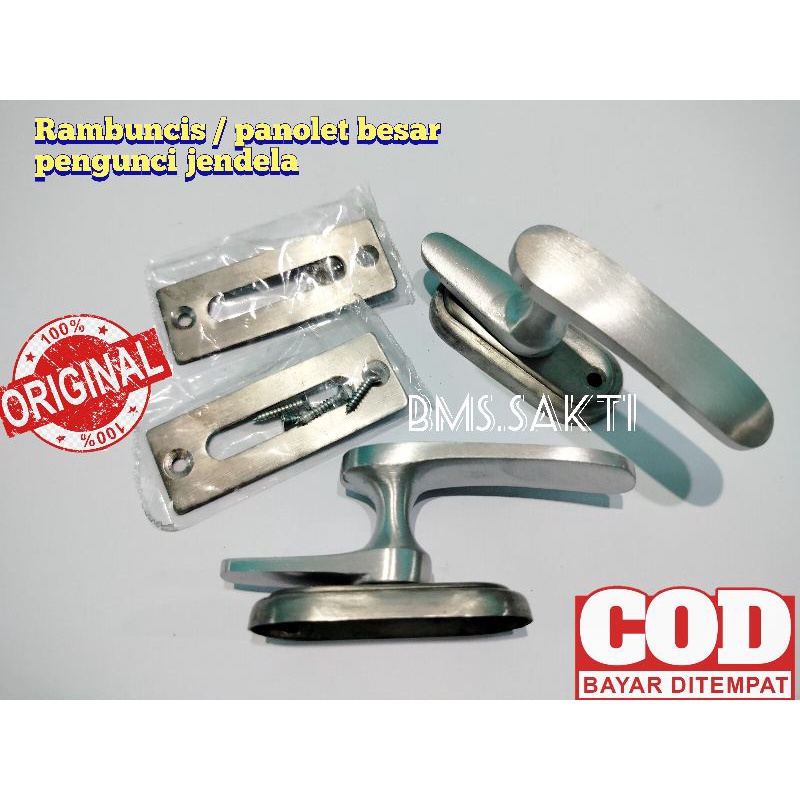 Rambuncis / panolet pengunci jendela / panolet pengunci pintu jendela besar