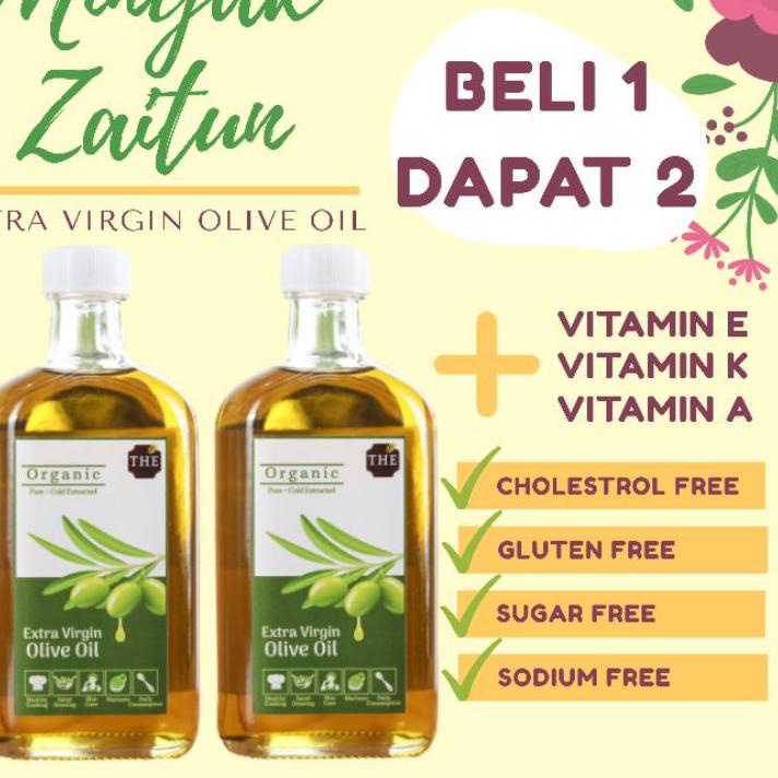 

☁ Minyak Zaitun Murni Asli Extra Virgin Olive Oil 250 ml BELI 1 DAPAT 2 ✺