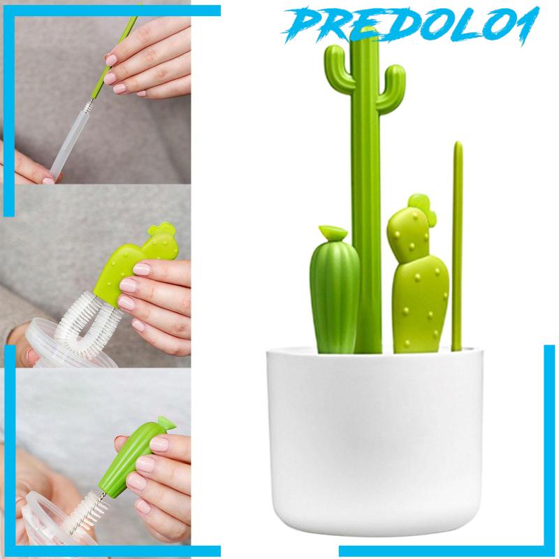 [Predolo1] 4buah Cup Brush Sikat Celah Multifungsi Fleksibel Untuk pitcher Jus