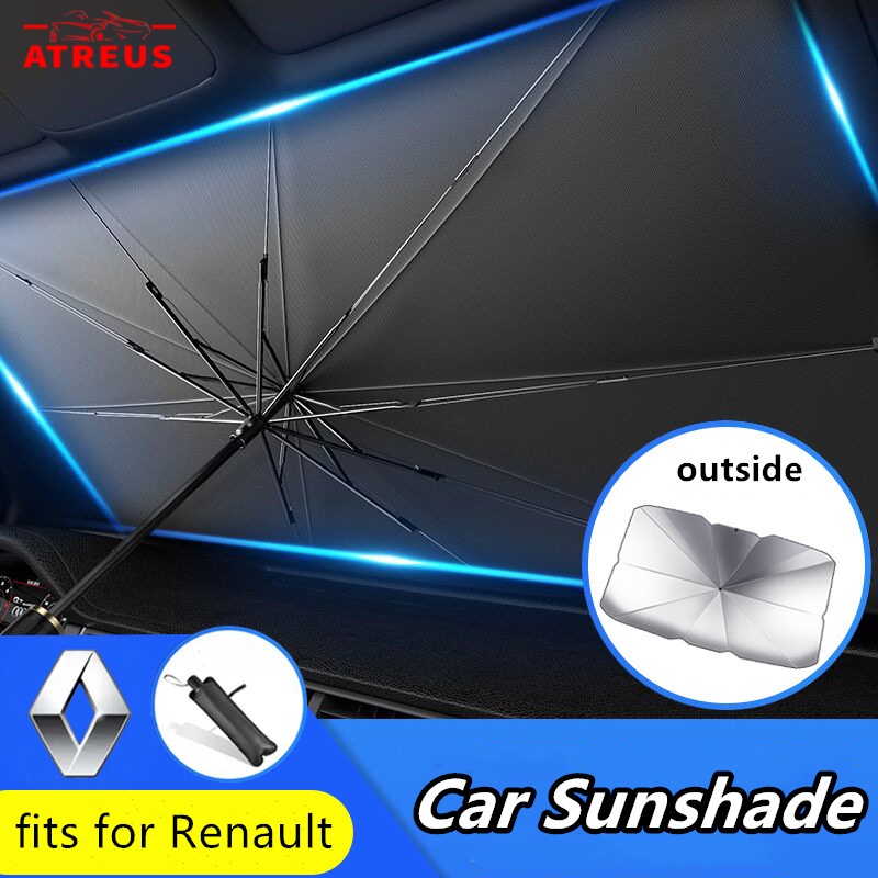 Pelindung Matahari Mobil Renault Car Sun Visor for Clio Fluence Duster Megane 2amplaso Kwid Logan Captur Scenic