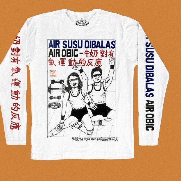 Discountq7Q1c Vindes Store - T-Shirt x Seni Kanji - Air Susu Air Obic Putih LS