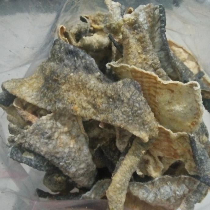 

100g Kripik Kulit Salmon Super Premium Renyah diet keto penuh gizi nov02