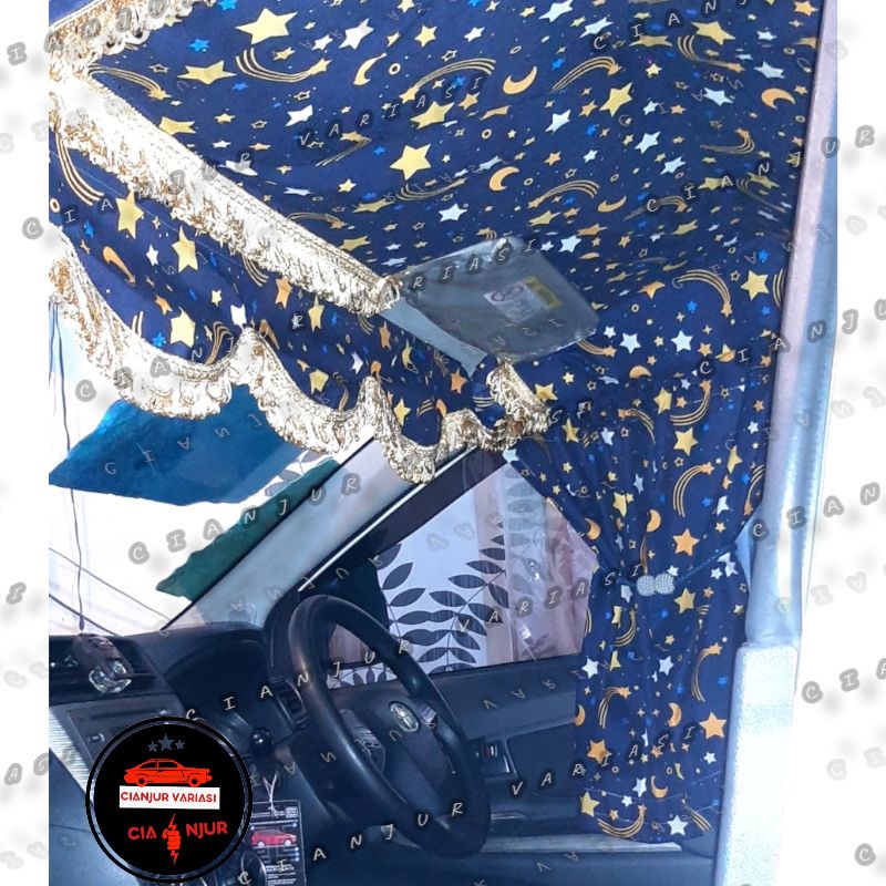 kain atap plafon kabin truk GIGA besar bintang kejora