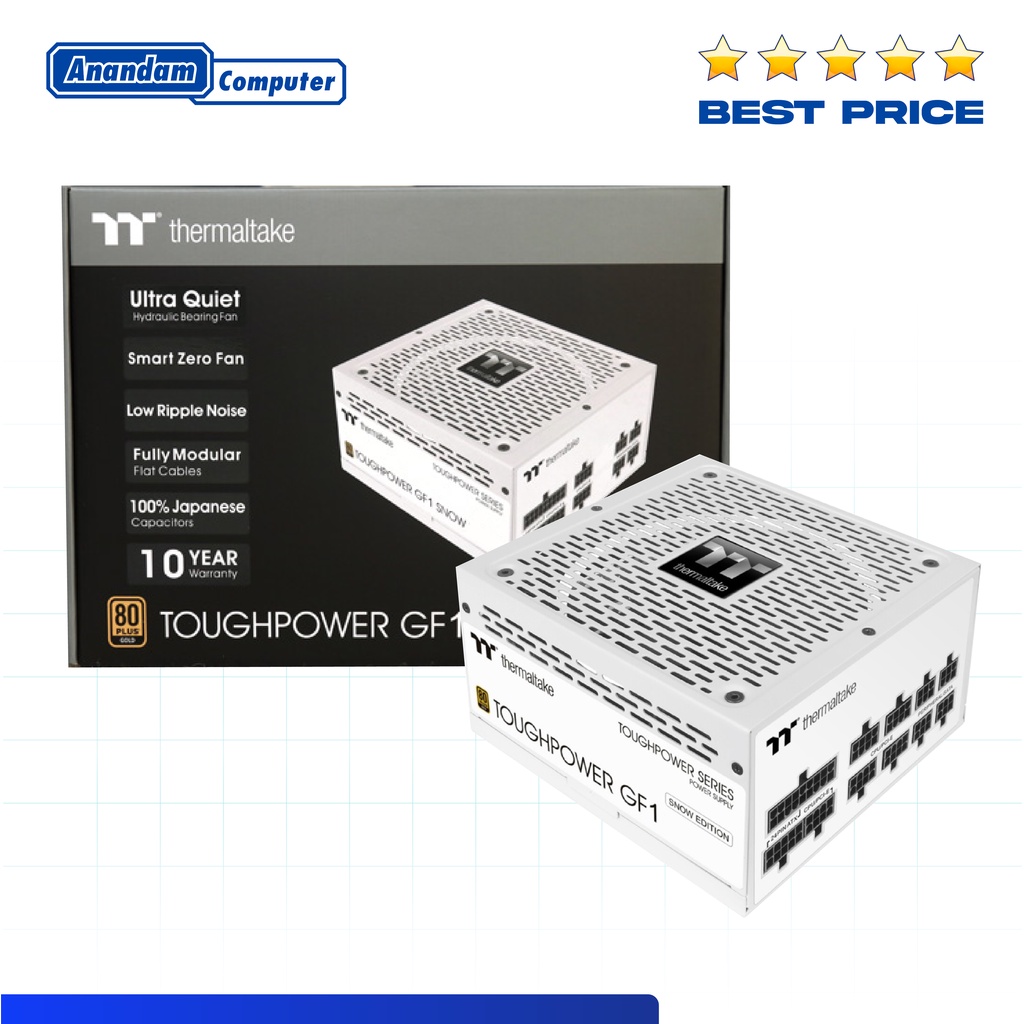 PSU Thermaltake Toughpower GF1 650W White Snow 80+ Gold