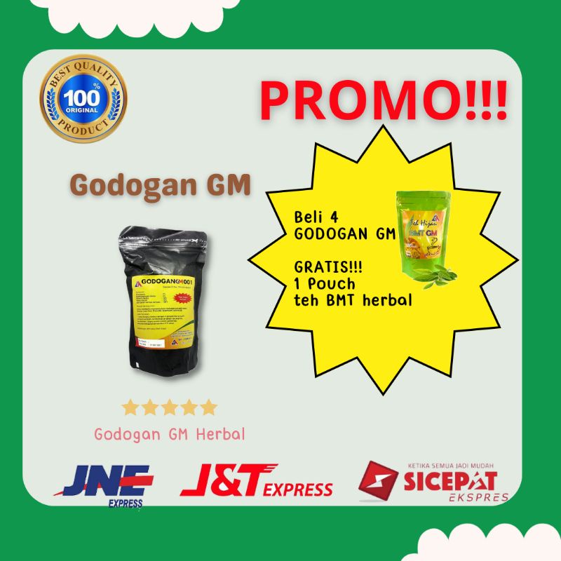 

GODOGAN GM HERBAL BELI 4 GRATIS 1 POUCH TEH BMT HERBAL