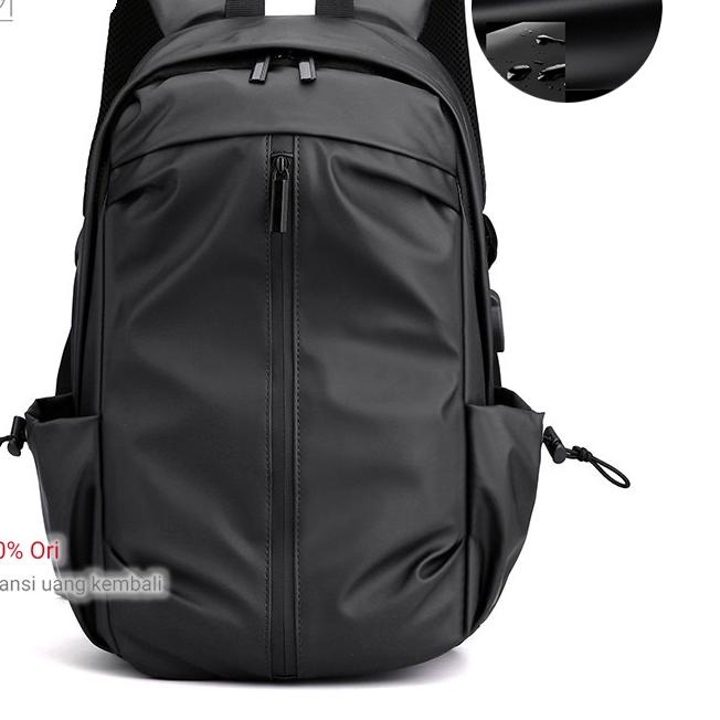 ➭ Tas Ransel Pria HAOSHUAI 3397 Anti air Bahan Dolby lotto Coated ♚