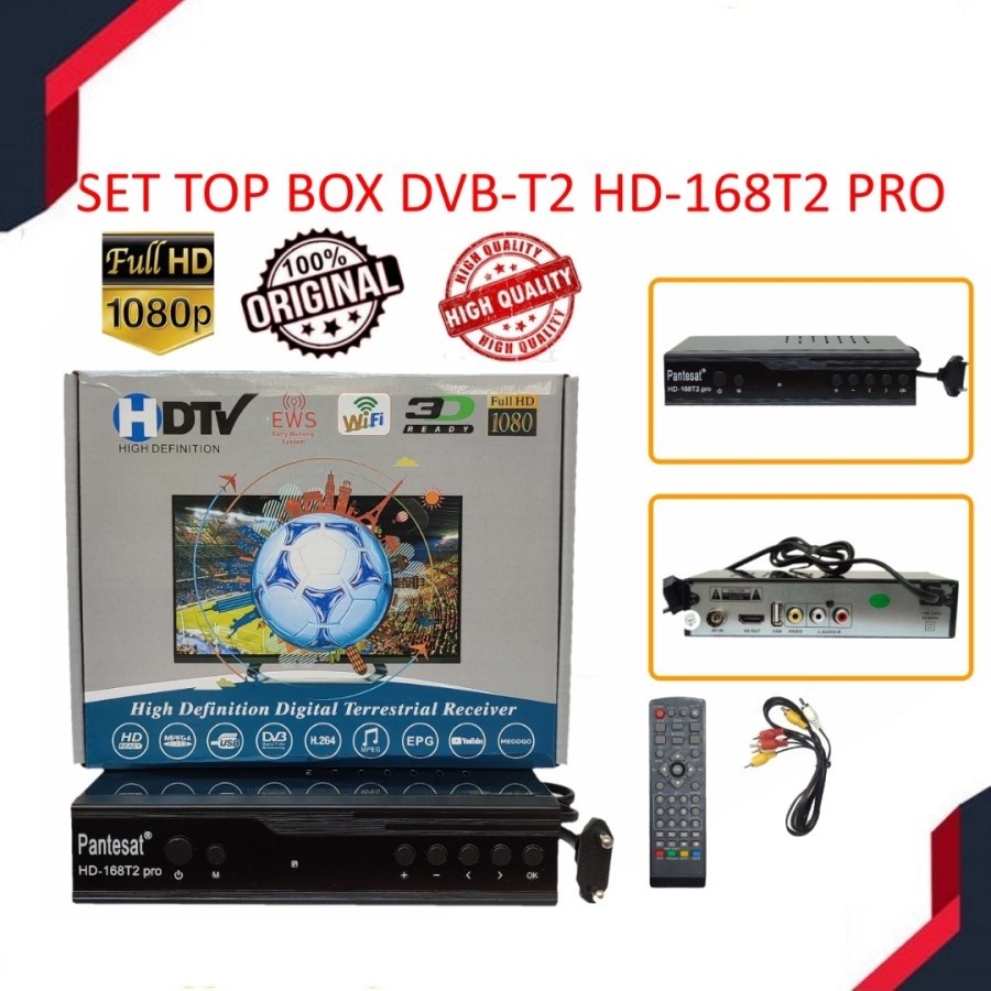 Set Top Box TV digital DVB Receiver Wifi STB Pantesat HD99 HD-99 T2