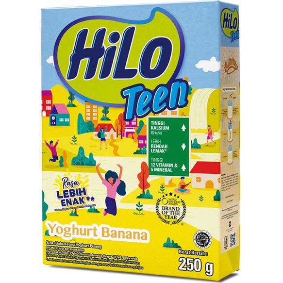 

HILO TEEN YOGHURT BANANA 250GR