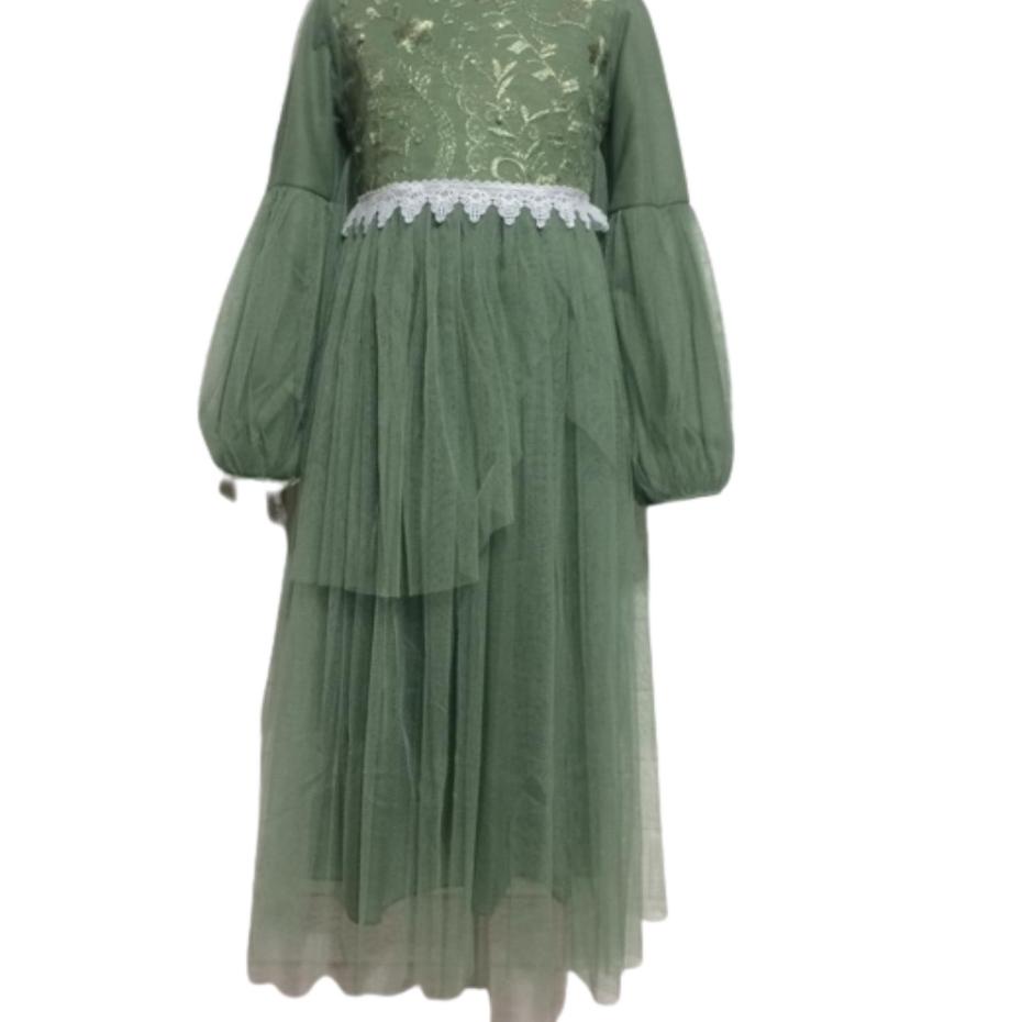 COD Baju Muslim Anak Perempuan Rndgngbsr | Gaun Pesta anak Usia 4 - 10 Tahun| Dress Anak Brukat Tren
