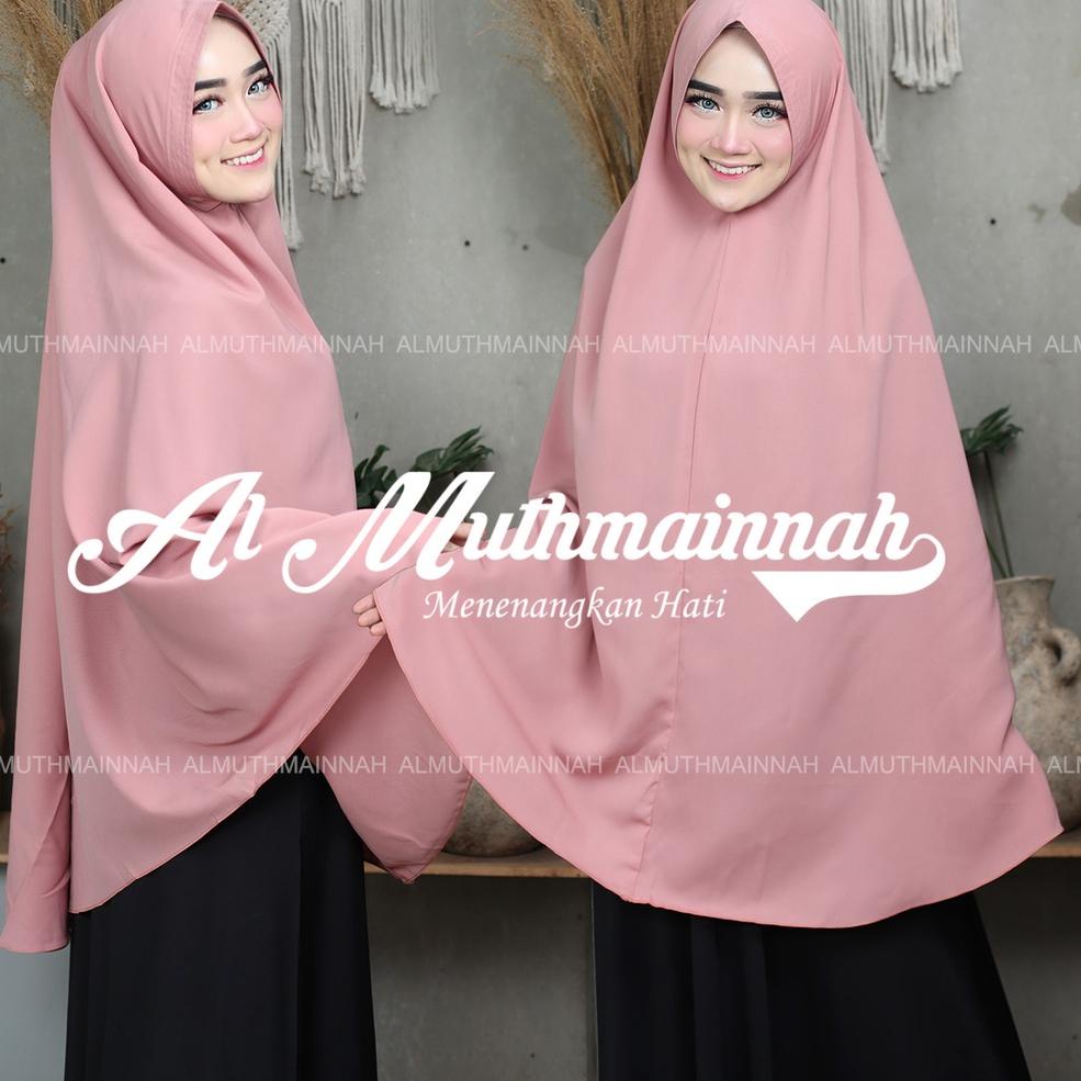 Best Seller PREMIUM KHIMAR KERUDUNG HIJAB JILBAB WOLFIS WOLPIS ADEM XL - XXL NON PAD SYARI JUMBO BS 