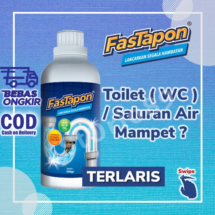 Terlaris Fastapon Anti Sumbat Wc Saluran Air Wastafel Mampet