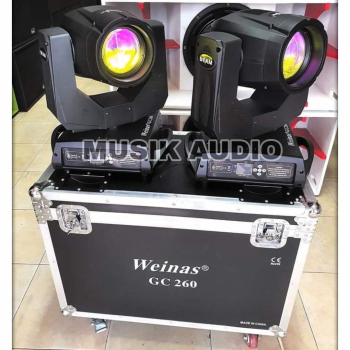 MOVING HEAD BEAM WEINAS GC260 260GC GC 260 Sepasang Free Hardcase ORI