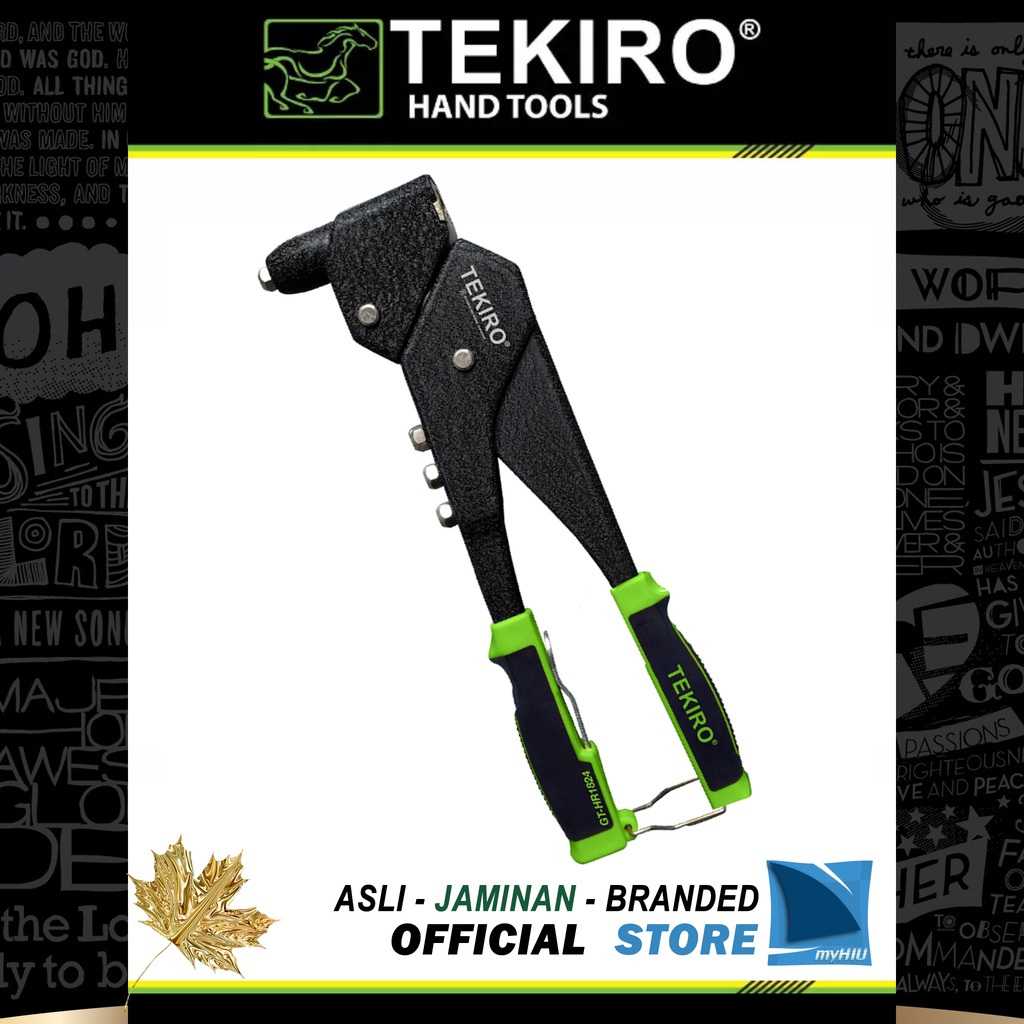 Tang Ripet Tembak Putar 360 Derajat 2 ~ 10 mm / Hand Rivet Riveter TEKIRO