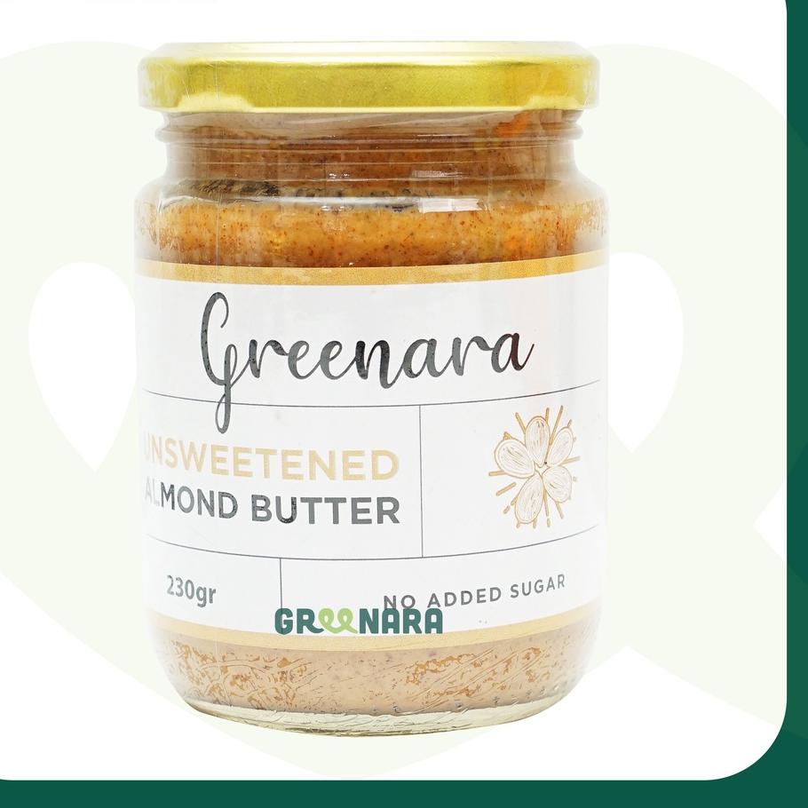 

▲ Greenara Homemade - Unsweetened Almond Butter / Selai Almond ▼
