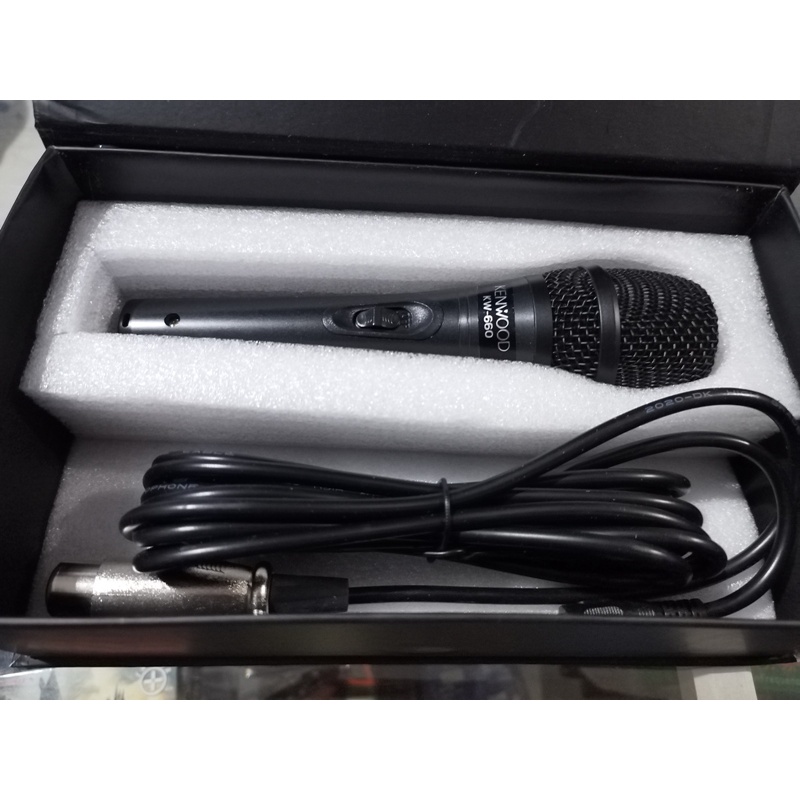 Microphone MIC Cable KARAOKE PROFESIONAL KENWOOD kw660 X