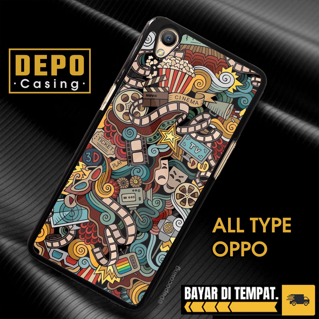 MAKMUR - Case Oppo A37 A37F NEO 9 Casing Oppo A37 A37F NEO 9 Depo Casing [GRFY] Case Glossy Case Aes