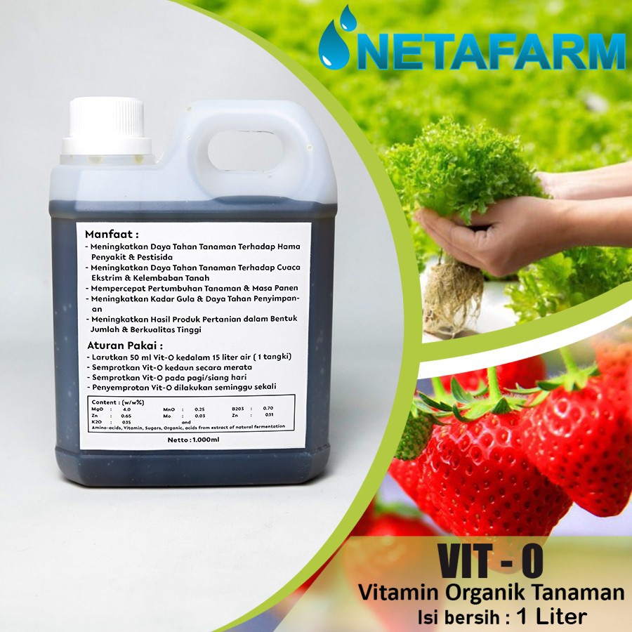 Vitamin Organik Tanaman VIT-O 1000ml - 1Pc