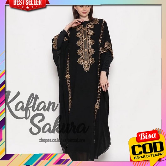 Vallina Outfit - Vika Pearls Maxy Dress Muslim Wanita Remaja Ootd Gaun Pesta Kondangan Lebaran Premi