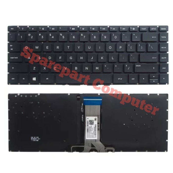 Terlaris Keyboard Hp Pavilion 14-Cf 14S-Cf 14S-Dk 14-Df 14-Dk 14-Dg Backlight