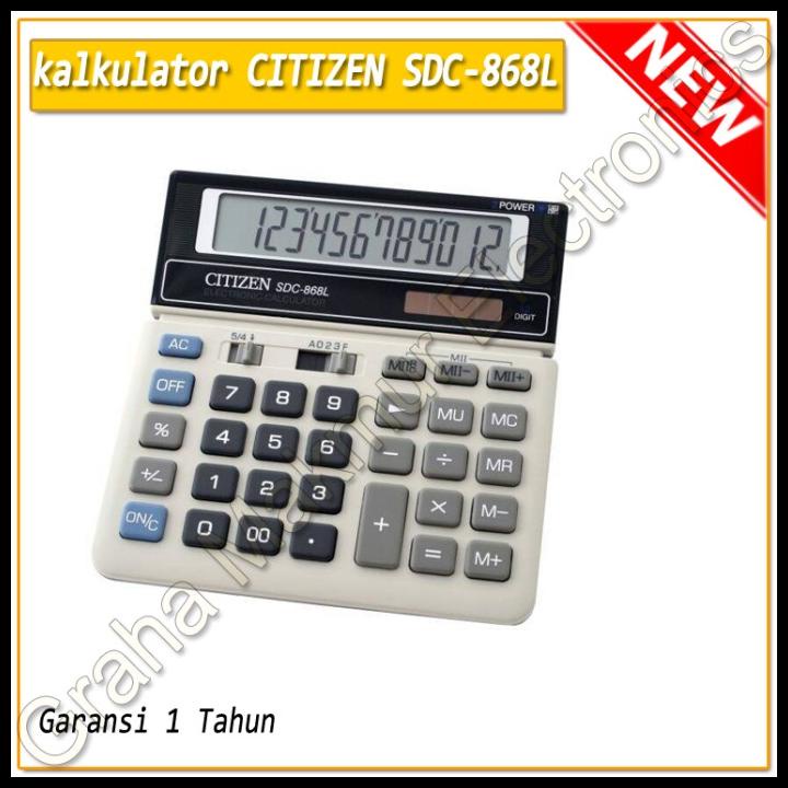 

Citizen Sdc-868L - Kalkulator Meja