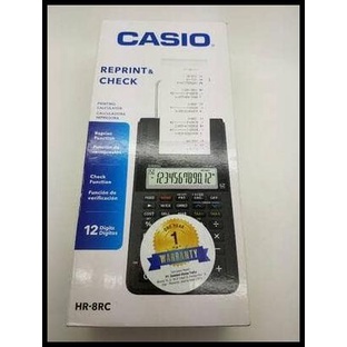 

Casio Hr-8Rc Kalkulator Printing / Print Calculator Hr8Rc