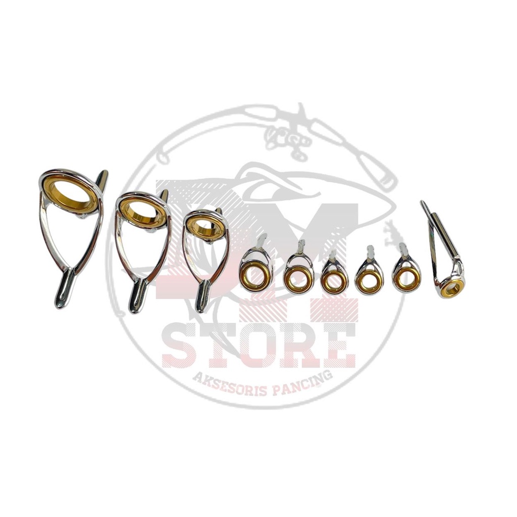 Ring guide non fuji bc Gold - BAITCASTING - ring guide set bc