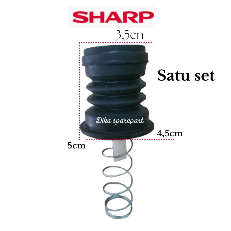 karet sil s41 pembuangan air mesin cuci sharp 2tabung