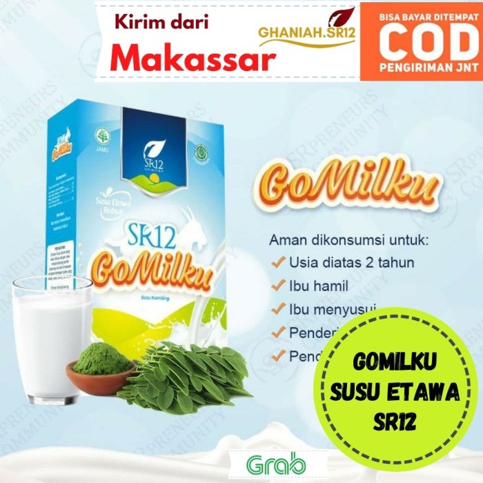 

[ COD ] SR12 MAKASSAR GOMILKU SR12 SUSU KAMBING ETAWA PREMIUM UNTUK SEMUA USIA - 600 gr