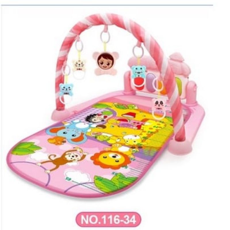 [LGS] PLAYGYM PLAYMAT UNTUK BAYI MAINAN GYM PIANO MUSICAL PLAYGYM / MATRAS BAYI / MATRAS MAINAN BAYI