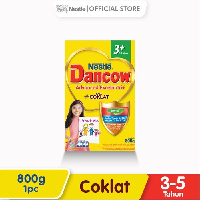 

[ COD ] Dancow 3+ coklat 800g