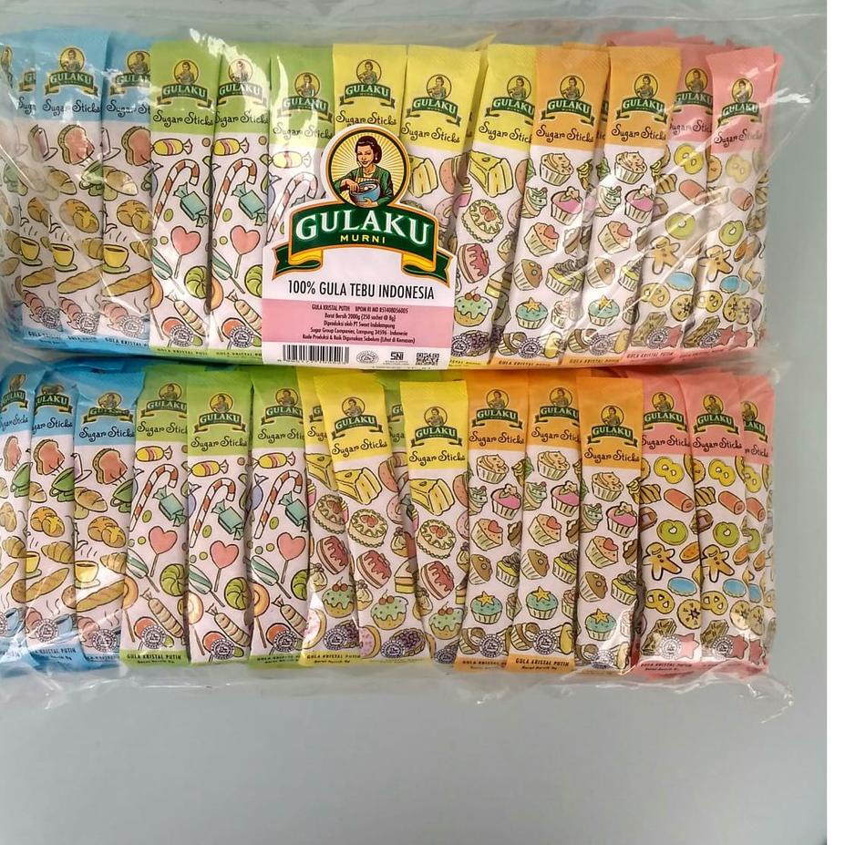 

۞ Tk Kelapa Dua - Gulaku Sticks / Gula Stik 250 sachet @ 8 gr (ed Feb 2024) ✯