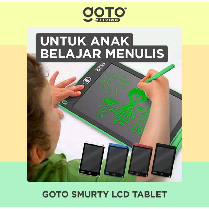 LCD WRITING TABLET BELAJAR ANAK-ANAK / Papan tulis Tap Belajar Anak &amp; Dewasa