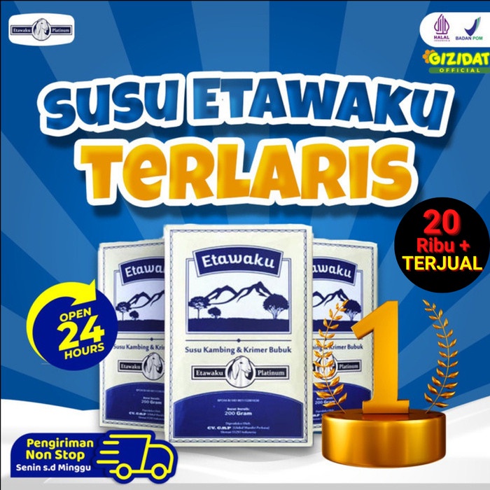 

[ COD ] ETAWAKU PLATINUM - Susu Kambing Etawa Anak & Dewasa Pengganti Susu