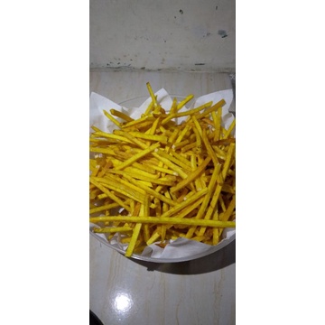 

cemilan STICK TALAS KUNING asin gurih renyah 250 gr / 500 gr