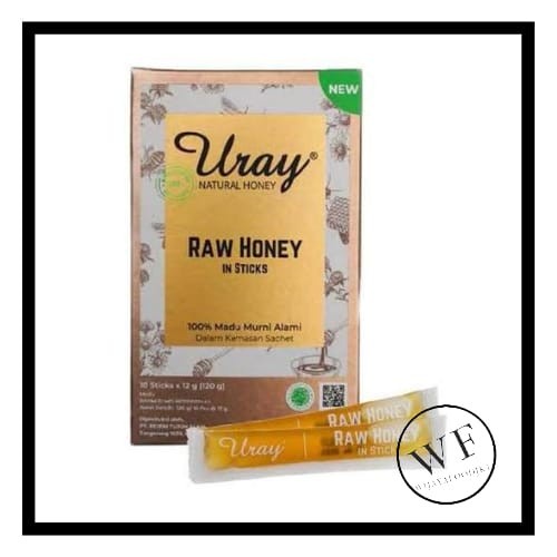 

Uray Natural Honey Sachet / Raw Honey in Sticks / Madu sachet 10x12g