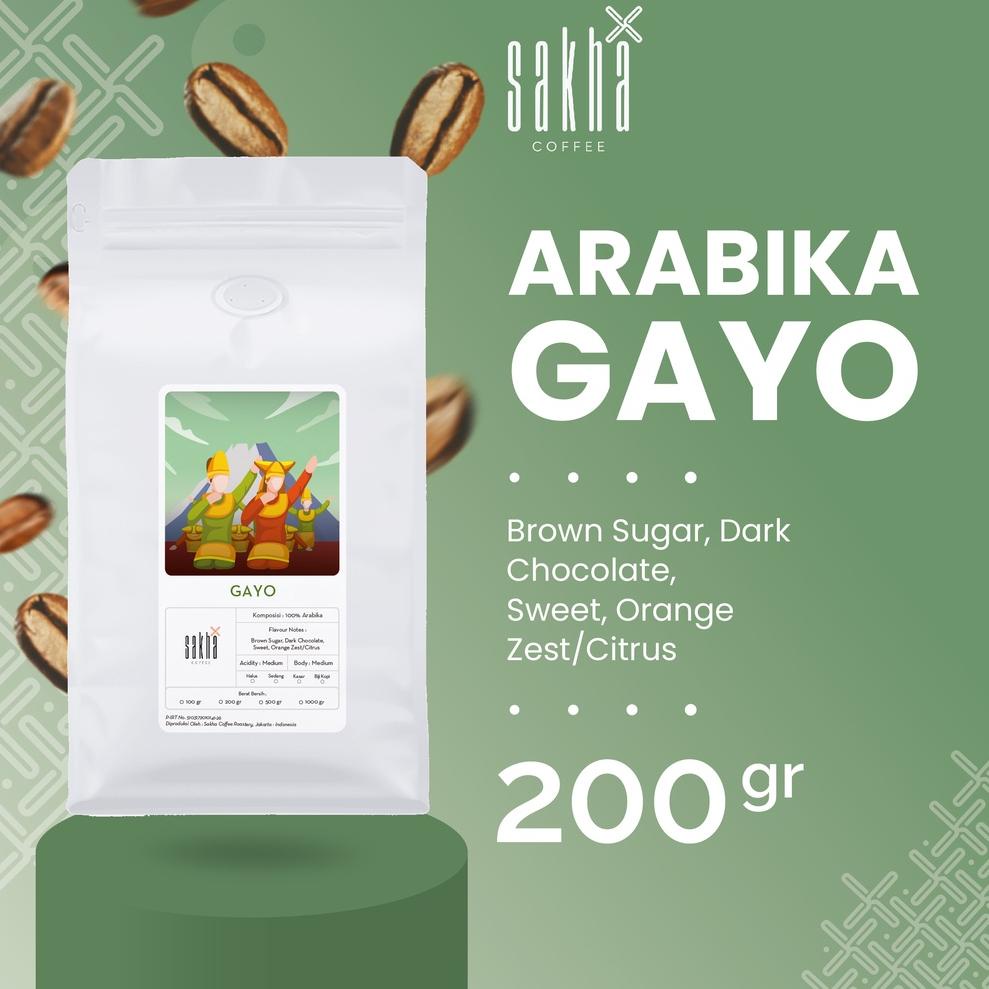 

F⚡ASH News Biji Kopi Bubuk Arabika Gayo Aceh Sumatra Arabica Coffee Beans Single Origin Grade 1 Coffe Roast Bean Espresso Dan Manual Brew Roaster 200 Gram Sakha Roastery .,.,