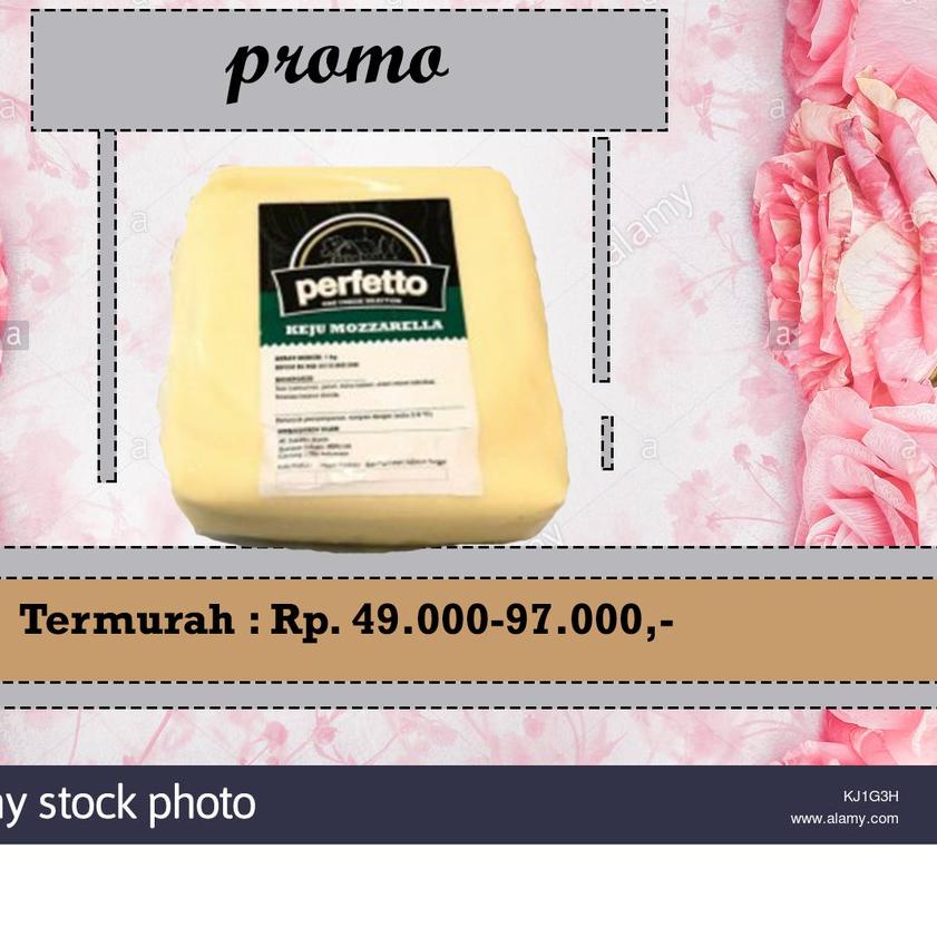 

✹ PROMO TERMURAH MOZZARELLA CHEESE - KEJU MOZARELLA / MOZARELA PERFETTO REPACK 1 KG ۩