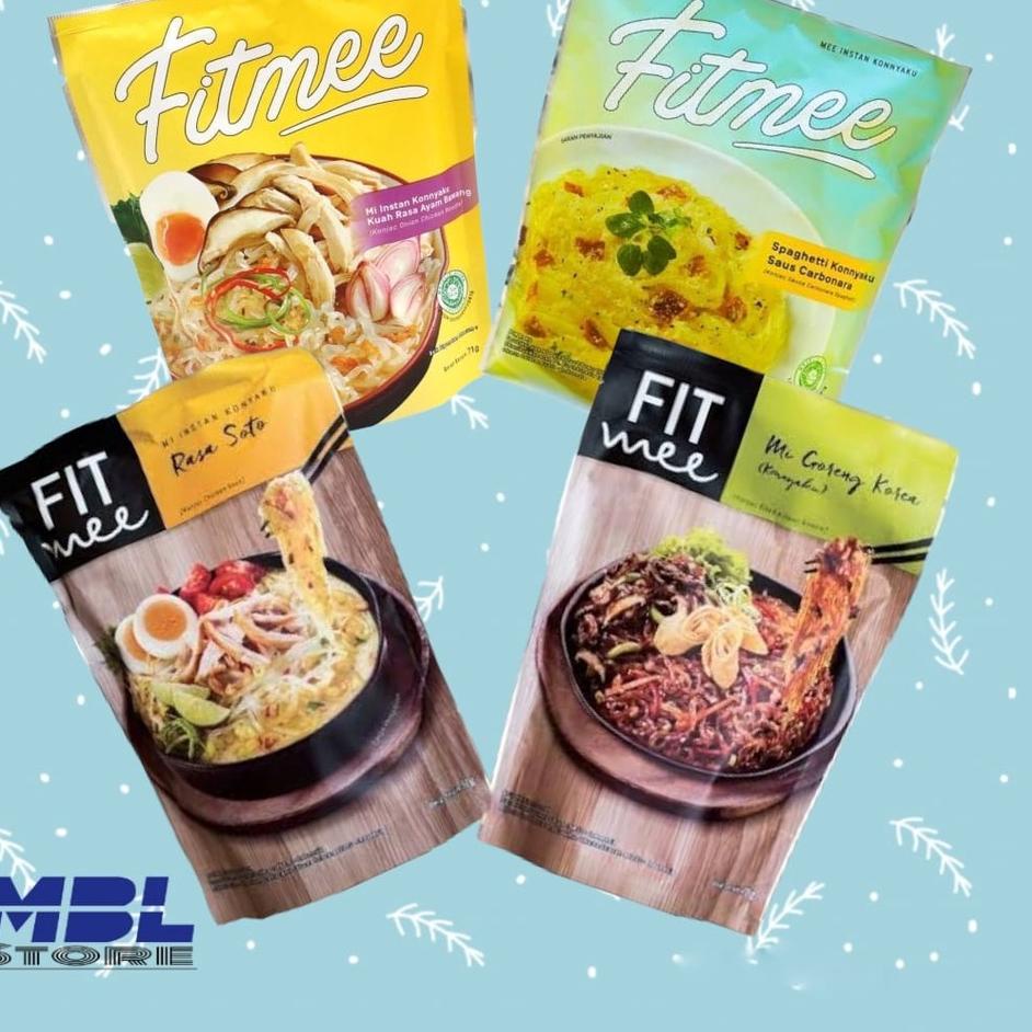 

[ SALE ] Fit Mee Mie Konyaku Shirataki Mie Goreng - Soto Low Callories