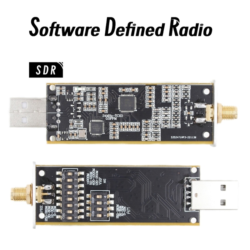 Zzz RSP1 MSI Receiver 12Bit ADC Aviation-Band USB Receiver Frekuensi 10KHz-2GHz