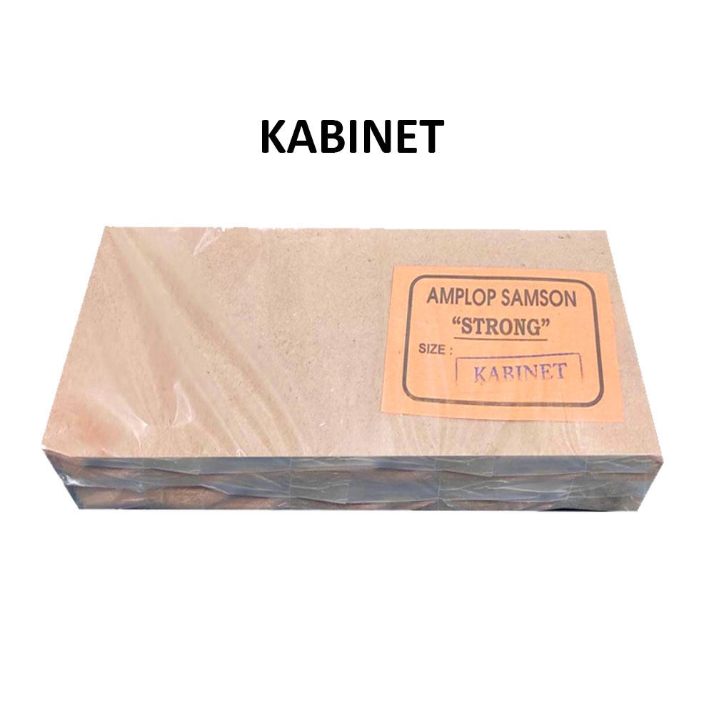 Amplop Coklat Kabinet 100 Lembar 10.8 x 24 cm Cabinet Envelope