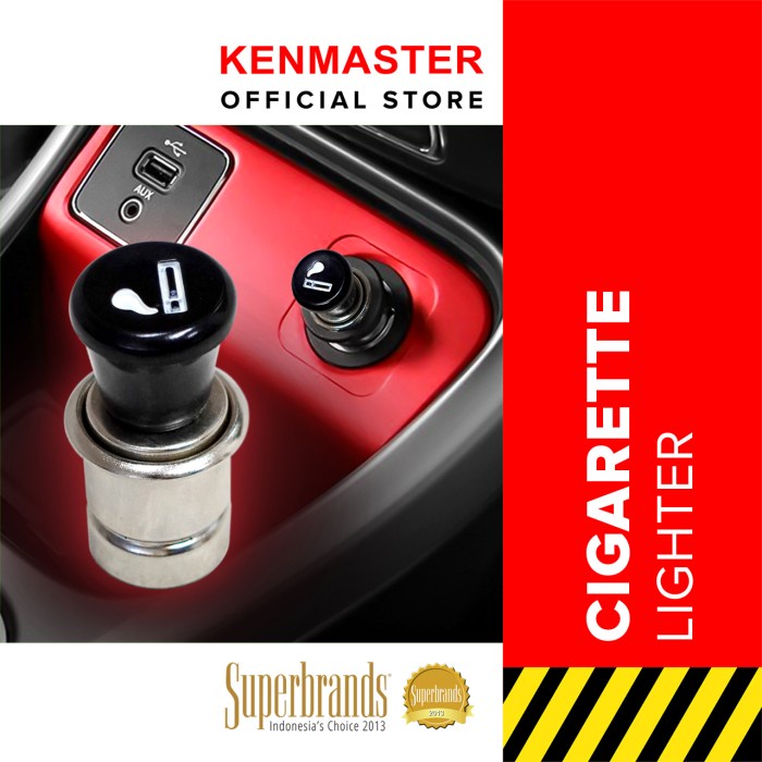 Terlaris Kent Kepala Cigarette Lighter - Colokan Rokok Mobil